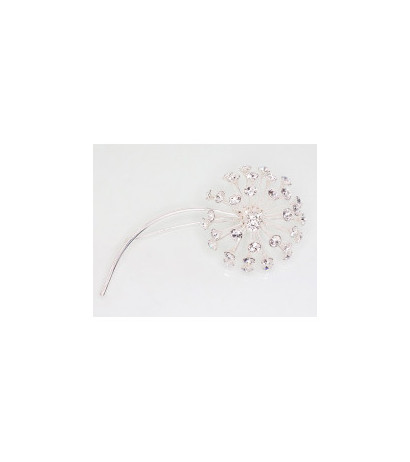 Sidabrinė sagė 2920191_SV, Sidabras 925°, Kristalai