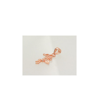 Sidabrinis pakabukas 2301670(PAu-R), Sidabras 925°, raudonas auksas (padengti)