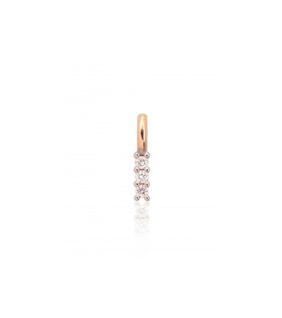 Auksinis pakabukas 1300883(Au-R+PRh-W)_DI, Raudonas Auksas 585°, rodis (padengti) , Briliantai