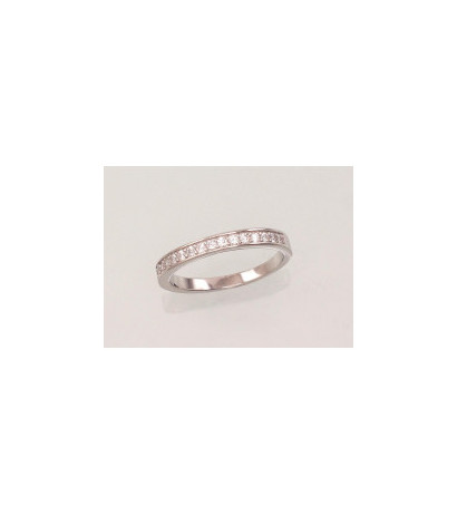 Sidabrinis žiedas 2101477(PRh-Gr)_CZ, Sidabras 925°, rodis (padengti), Cirkonai