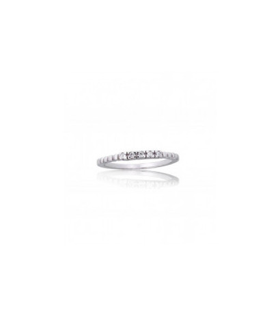 Sidabrinis žiedas 2101851(PRh-Gr)_CZ, Sidabras 925°, rodis (padengti), Cirkonai