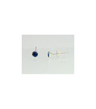 Sidabriniai auskarai –pusetai 2202664_CZ-B, Sidabras 925°, Cirkonai