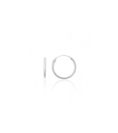 Sidabriniai auskarai –žiedai 2203895, Sidabras 925°