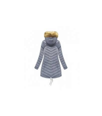 REVERSIBLE HOODED JACKET NAVY BLUE-GREY (W214BIG) striukė REVERSIBLE HOODED JACKET NAVY BLUE-GREY (W214BIG) striukė