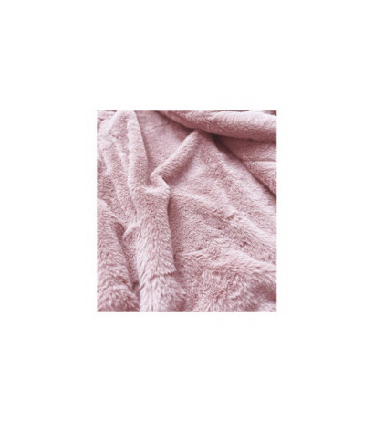 SUEDE MOTORCYCLE WITH FUR POWDER PINK (6502BIG) striukė SUEDE MOTORCYCLE WITH FUR POWDER PINK (6502BIG) striukė