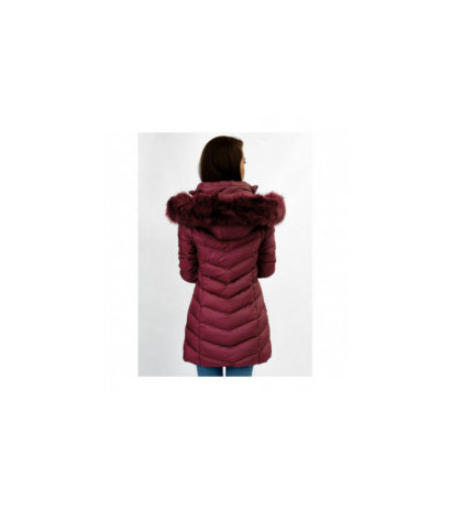 WINTER JACKET WITH DETACHABLE SLEEVES BURGUNDY (W761) striukė WINTER JACKET WITH DETACHABLE SLEEVES BURGUNDY (W761) striukė
