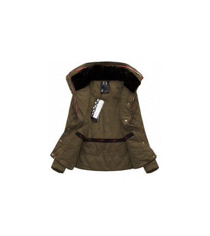 SHORT QUILTED JACKET BROWN (WZ105) striukė SHORT QUILTED JACKET BROWN (WZ105) striukė