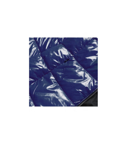 GLOSSY QUILTED BLACK JACKET (7695) striukė GLOSSY QUILTED BLACK JACKET (7695) striukė
