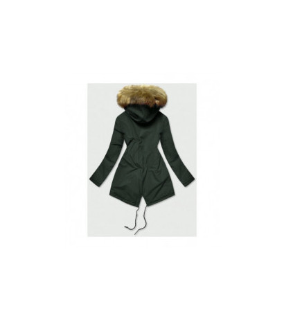 GREEN PARKA JACKET (B2628) striukė
