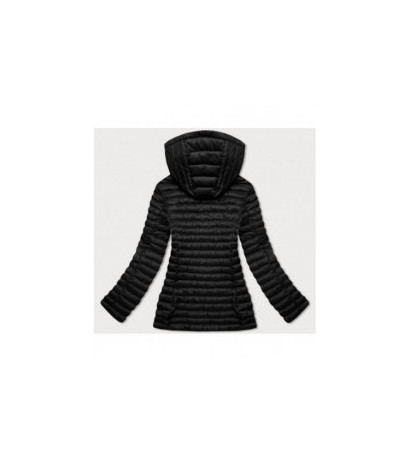 QUILTED HOODED JACKET RED (7218) striukė