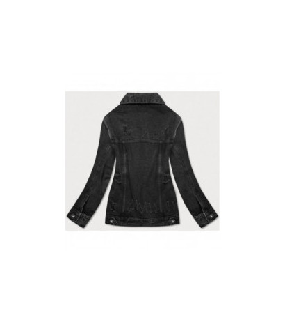 LONG JEANS JACKET WITH HOOD (C073) striukė