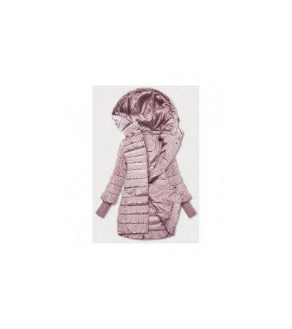 LONG JACKET WITH HOOD BLACK (PM7231) striukė