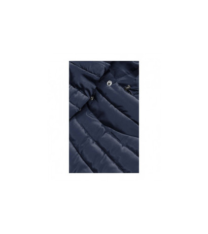 LONG JACKET WITH HOOD BLACK (PM7231) striukė