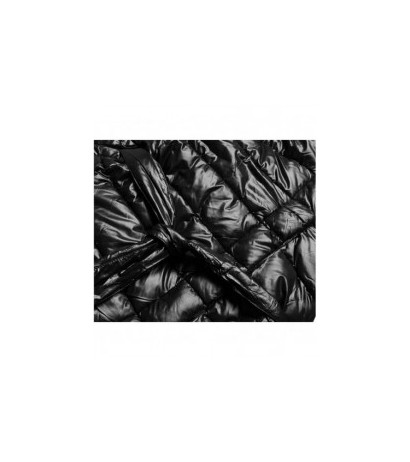 LONG JACKET WITH HOOD BLACK (PM7231) striukė LONG JACKET WITH HOOD BLACK (PM7231) striukė