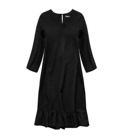 FRILL DRESS BLACK (134ART)