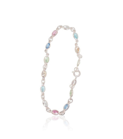 Sidabrinės apyrankės 2600426_CZ-MIX, Sidabras 925°, Cirkonai