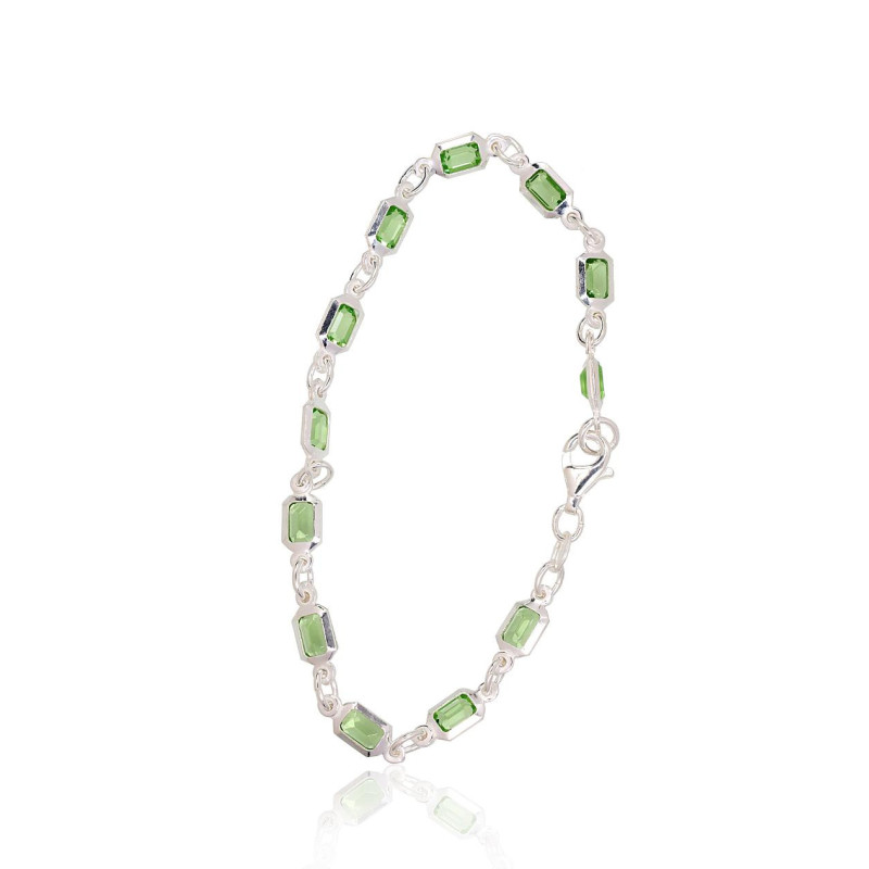 Sidabrinės apyrankės 2600428_CZ-LG, Sidabras 925°, Cirkonai