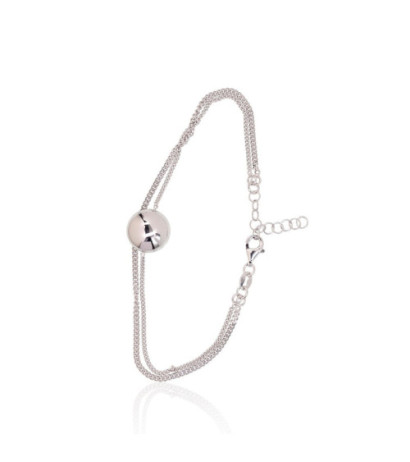 Sidabrinės apyrankės 2600430(PRh-Gr), Sidabras 925°, rodis (padengti)