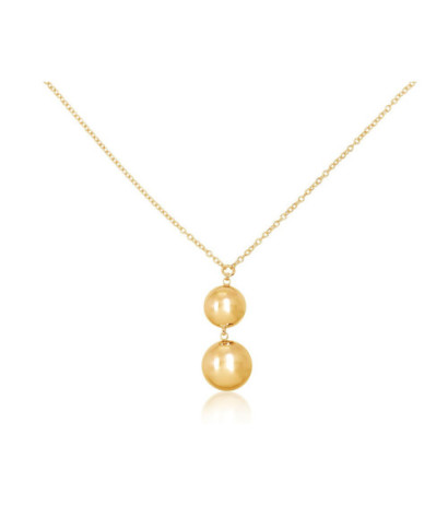 Sidabrinis vėrinys 2500143(PAu-Y), Sidabras 925°, geltonas auksas (padengti)