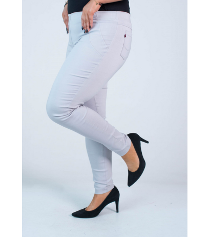 Ilgos tamprios kelnės paaukštintu liemeniu BENGALINY 07 K11 Light pigeon Ilgos tamprios kelnės paaukštintu liemeniu BENGALINY 07 K11 Light pigeon