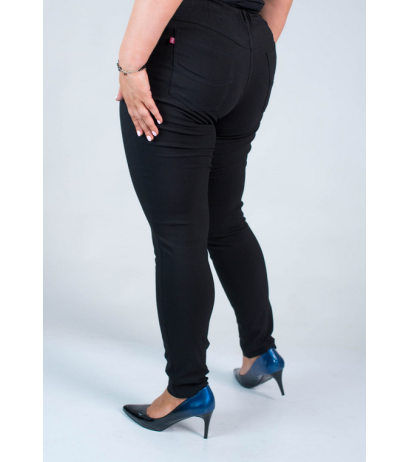 Ilgos tamprios kelnės paaukštintu liemeniu BENGALINY 07 K10 Black Ilgos tamprios kelnės paaukštintu liemeniu BENGALINY 07 K10 Black