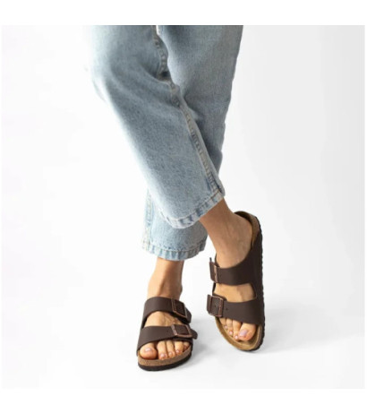 Birkenstock Arizona Dark Brown 051703 (BK2-e) Moteriški batai/šlepetės