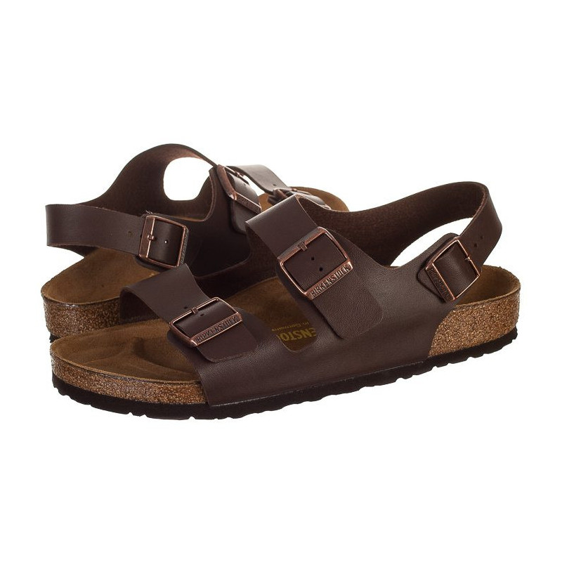 Birkenstock Milano Dark Brown 034701 (BK9-a) sandalai