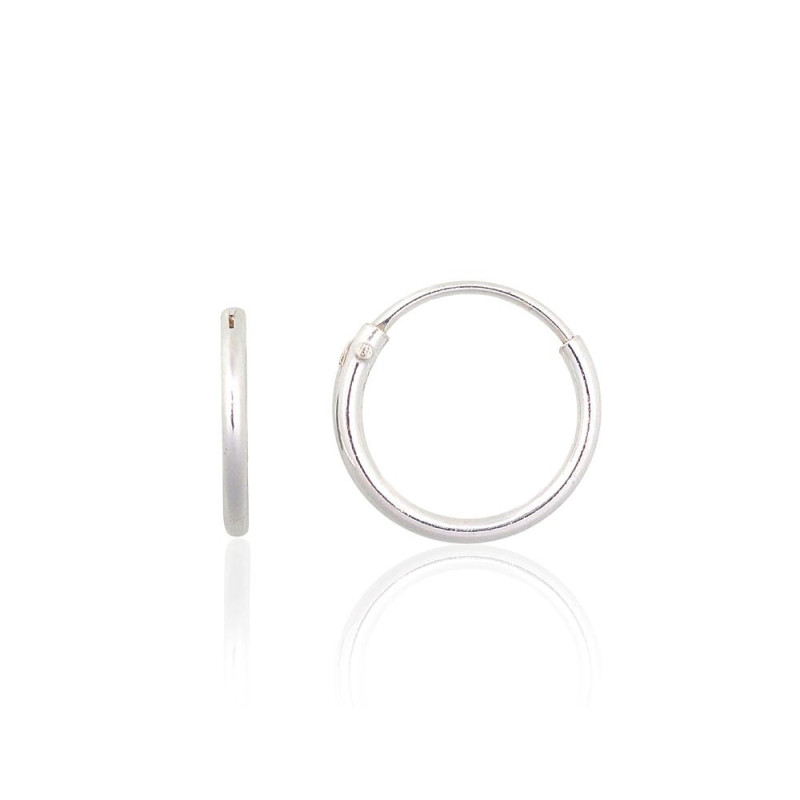 Sidabriniai auskarai –žiedai 2203858, Sidabras 925°