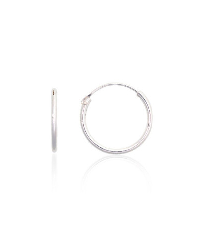 Sidabriniai auskarai –žiedai 2203877, Sidabras 925°