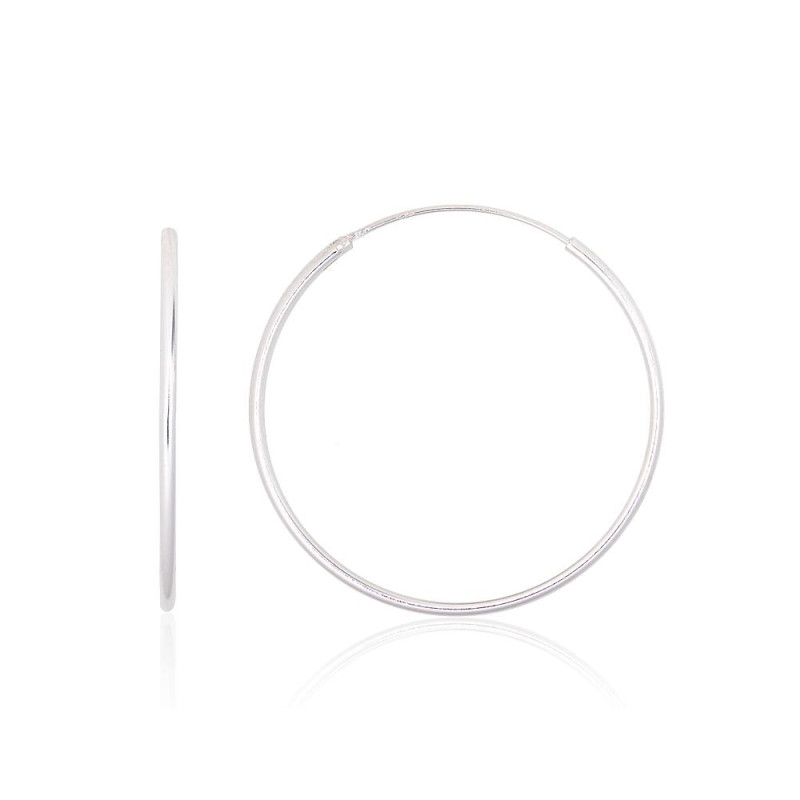 Sidabriniai auskarai –žiedai 2203884, Sidabras 925°