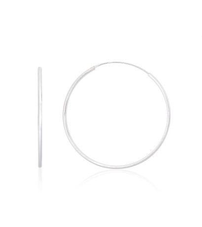 Sidabriniai auskarai –žiedai 2203885, Sidabras 925°