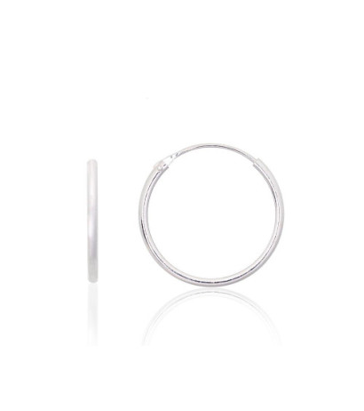 Sidabriniai auskarai –žiedai 2203897, Sidabras 925°