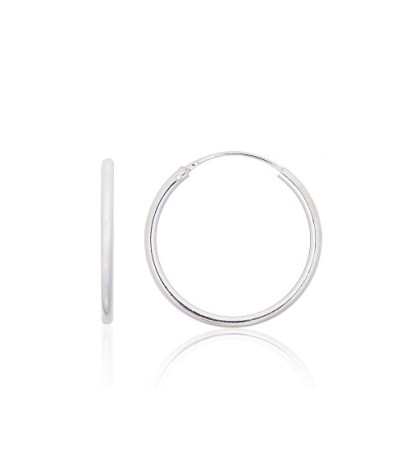 Sidabriniai auskarai –žiedai 2203916, Sidabras 925°