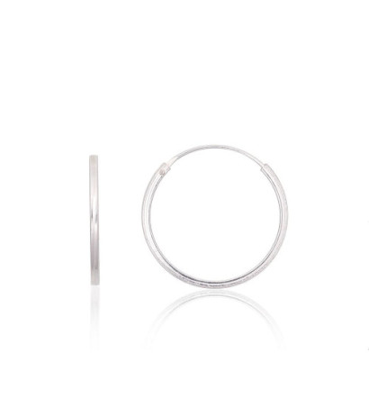 Sidabriniai auskarai –žiedai 2203947, Sidabras 925°