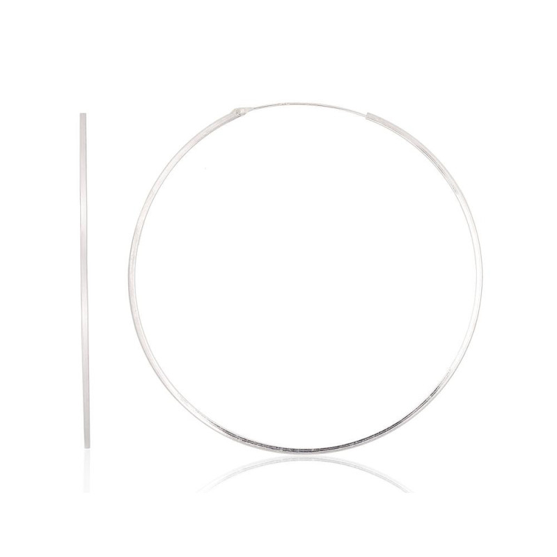 Sidabriniai auskarai –žiedai 2203956, Sidabras 925°