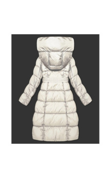 LONG JACKET WITH HOOD BLACK (PM7231) striukė LONG JACKET WITH HOOD BLACK (PM7231) striukė