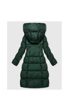 LONG JACKET WITH HOOD BLACK (PM7231) striukė LONG JACKET WITH HOOD BLACK (PM7231) striukė