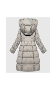 LONG JACKET WITH HOOD BLACK (PM7231) striukė LONG JACKET WITH HOOD BLACK (PM7231) striukė