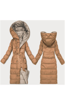 LONG JACKET WITH HOOD BLACK (PM7231) striukė LONG JACKET WITH HOOD BLACK (PM7231) striukė