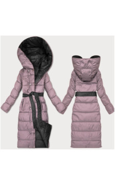 LONG JACKET WITH HOOD BLACK (PM7231) striukė LONG JACKET WITH HOOD BLACK (PM7231) striukė