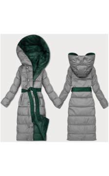 LONG JACKET WITH HOOD BLACK (PM7231) striukė LONG JACKET WITH HOOD BLACK (PM7231) striukė