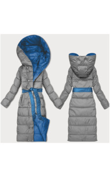 LONG JACKET WITH HOOD BLACK (PM7231) striukė LONG JACKET WITH HOOD BLACK (PM7231) striukė