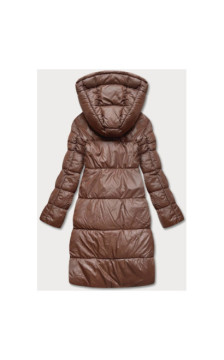 LONG JACKET WITH HOOD BLACK (PM7231) striukė LONG JACKET WITH HOOD BLACK (PM7231) striukė