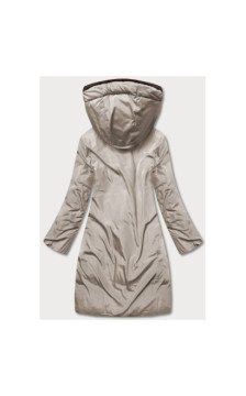 LONG JACKET WITH HOOD BLACK (PM7231) striukė LONG JACKET WITH HOOD BLACK (PM7231) striukė