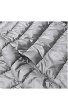 LONG JACKET WITH HOOD BLACK (PM7231) striukė