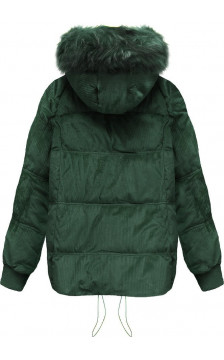 Goodlookin (7696) striukė STRIPED JACKET WITH DARK GREEN (7696) striukė