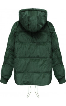 Goodlookin (7696) striukė STRIPED JACKET WITH DARK GREEN (7696) striukė