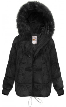 BLACK STRIPED JACKET (7696) striukė