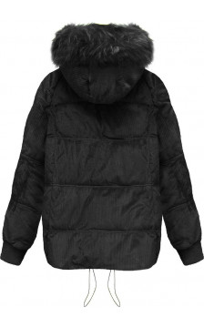 BLACK STRIPED JACKET (7696) striukė