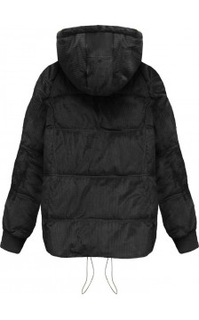 BLACK STRIPED JACKET (7696) striukė